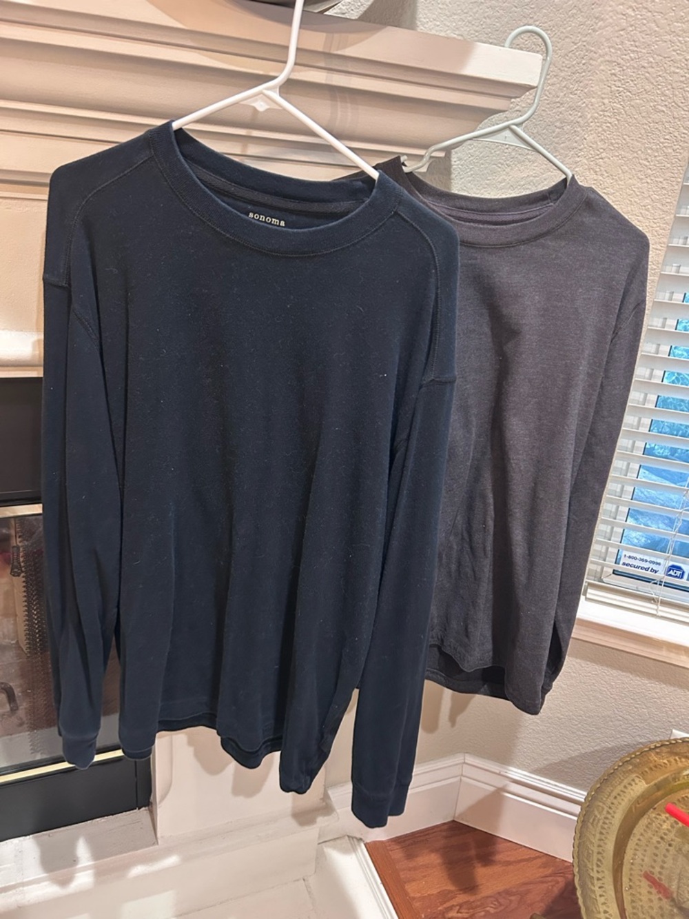 Sonoma Black & gray  Crewneck thick long sleeves bundle sz xl